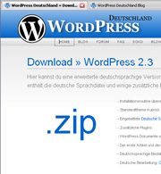 WordPress 2.3